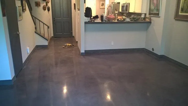 Polished concrete floor by Infinity Concrete Coatings