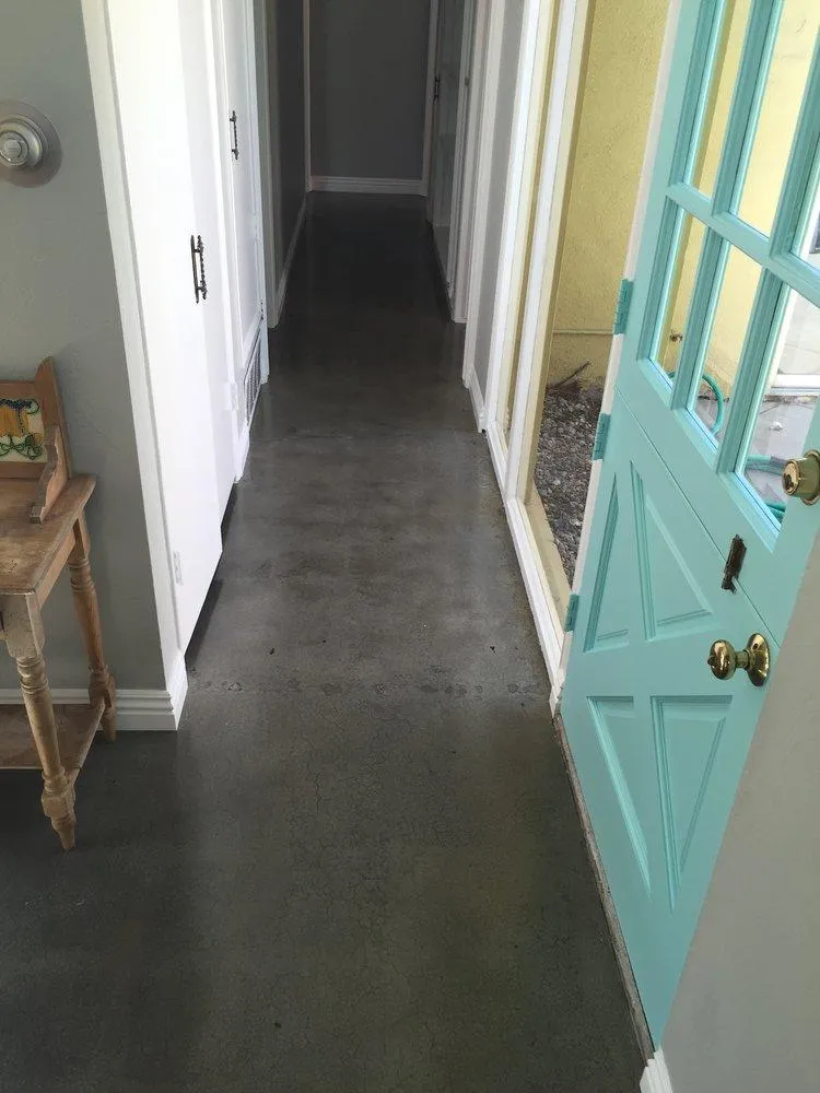 Polished concrete floor by Infinity Concrete Coatings