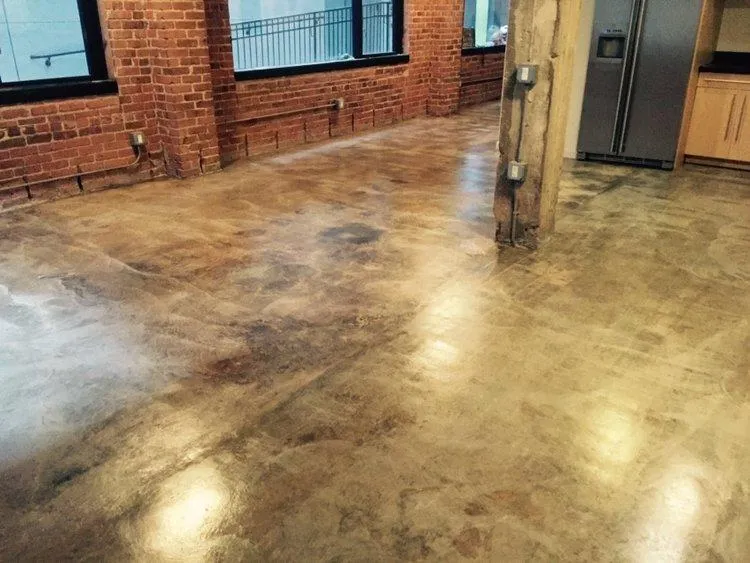 Polished concrete floor by Infinity Concrete Coatings