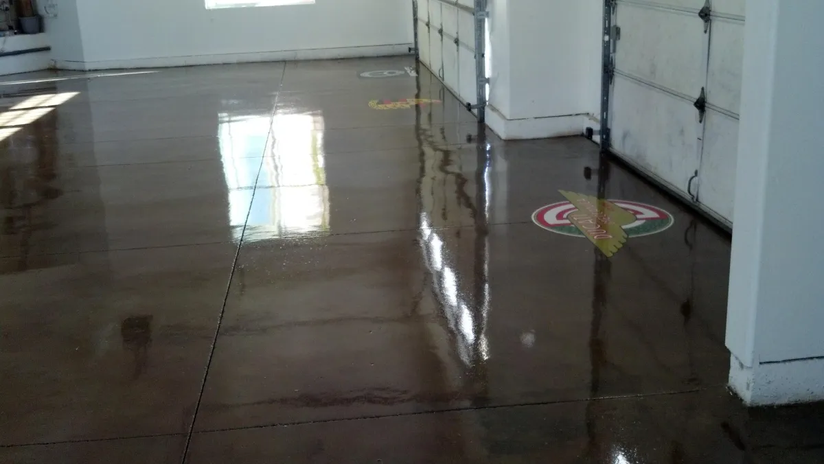 Polished concrete floor by Infinity Concrete Coatings