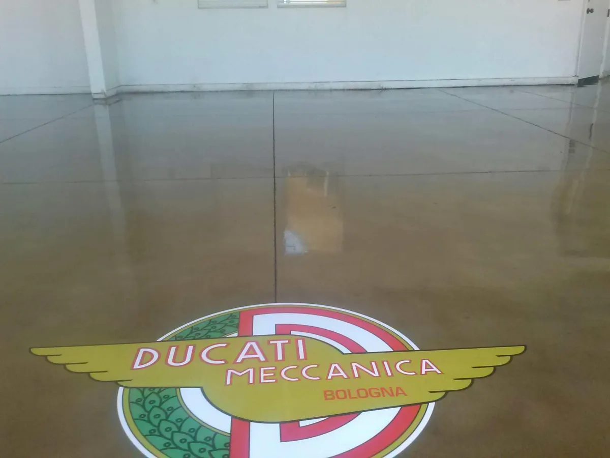 Polished concrete floor by Infinity Concrete Coatings