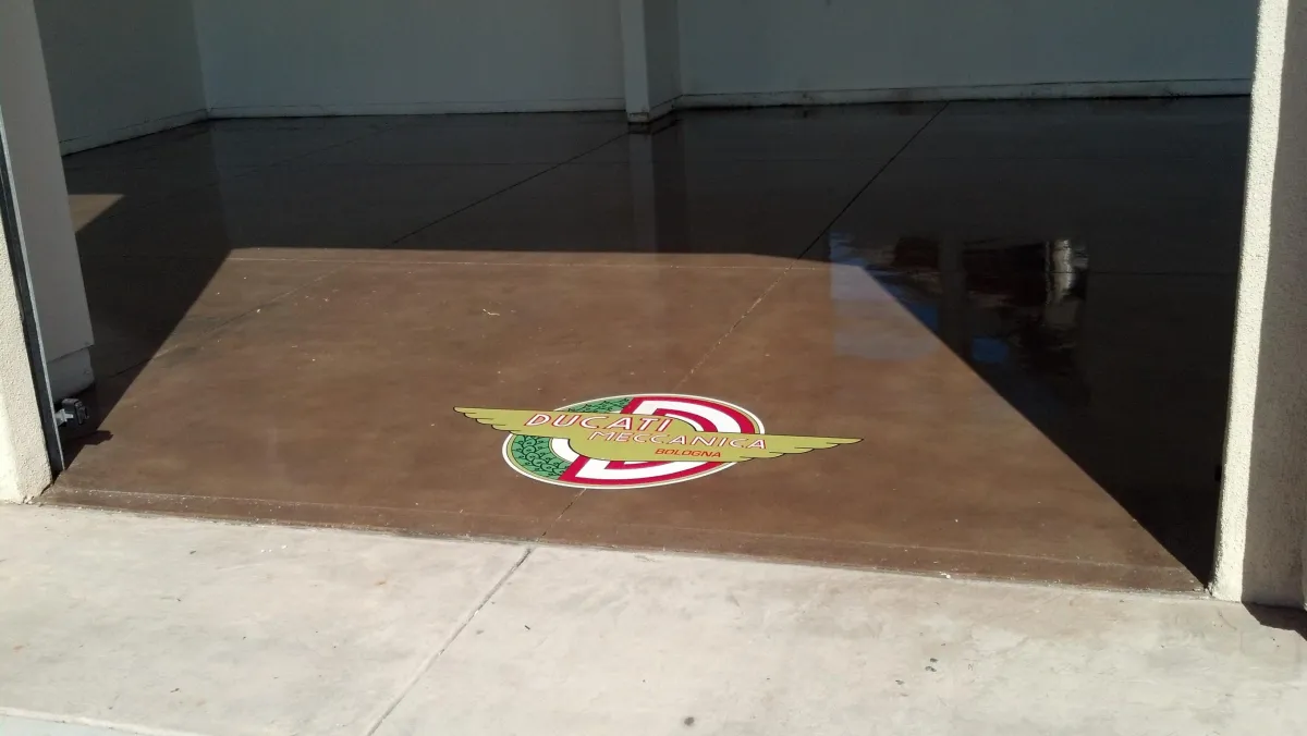 Polished concrete floor by Infinity Concrete Coatings