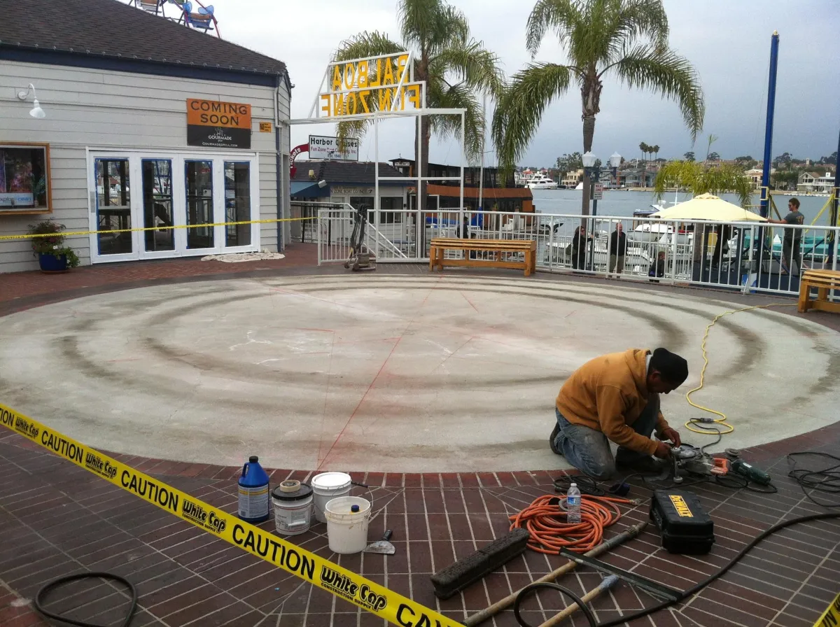 Polished concrete floor by Infinity Concrete Coatings