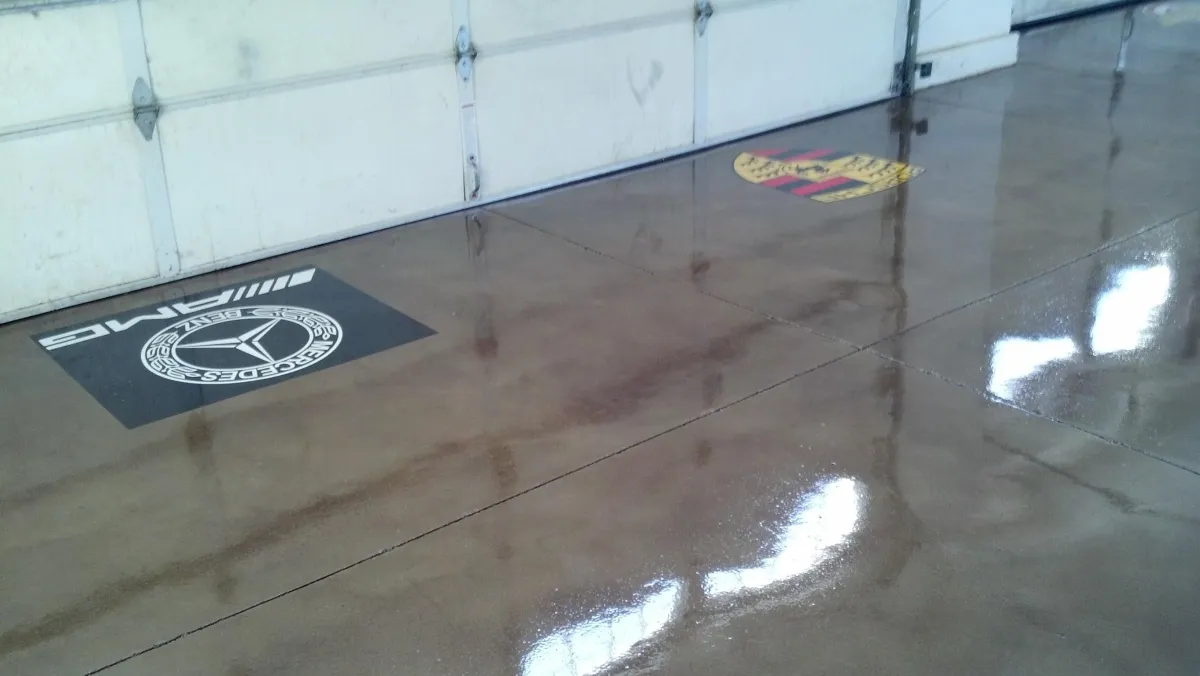 Polished concrete floor by Infinity Concrete Coatings