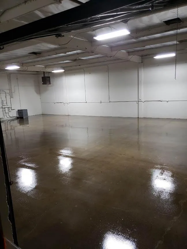 Polished concrete floor by Infinity Concrete Coatings