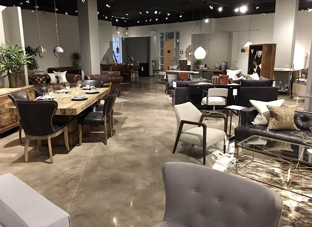 Polished concrete floor by Infinity Concrete Coatings