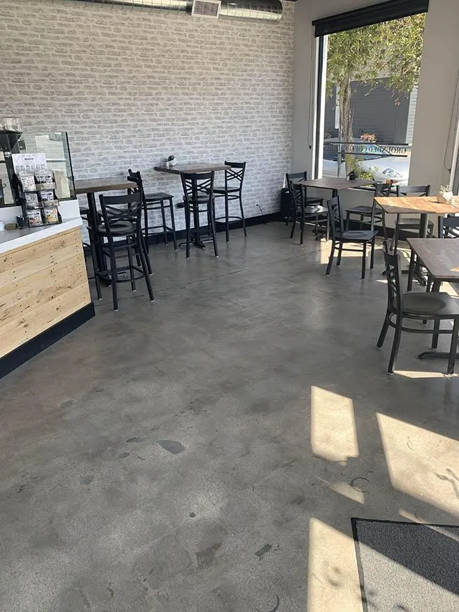 Polished concrete floor by Infinity Concrete Coatings