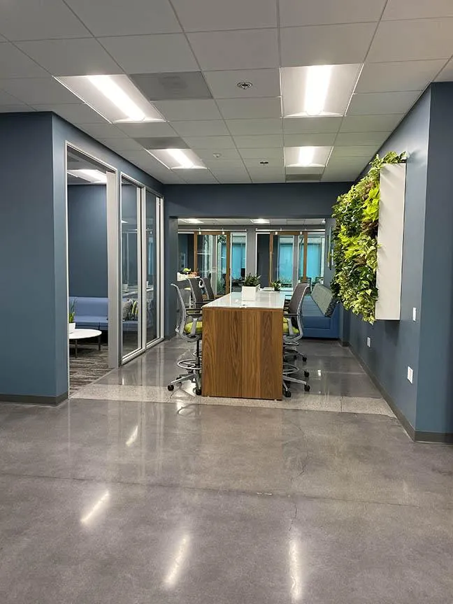 Polished concrete floor by Infinity Concrete Coatings
