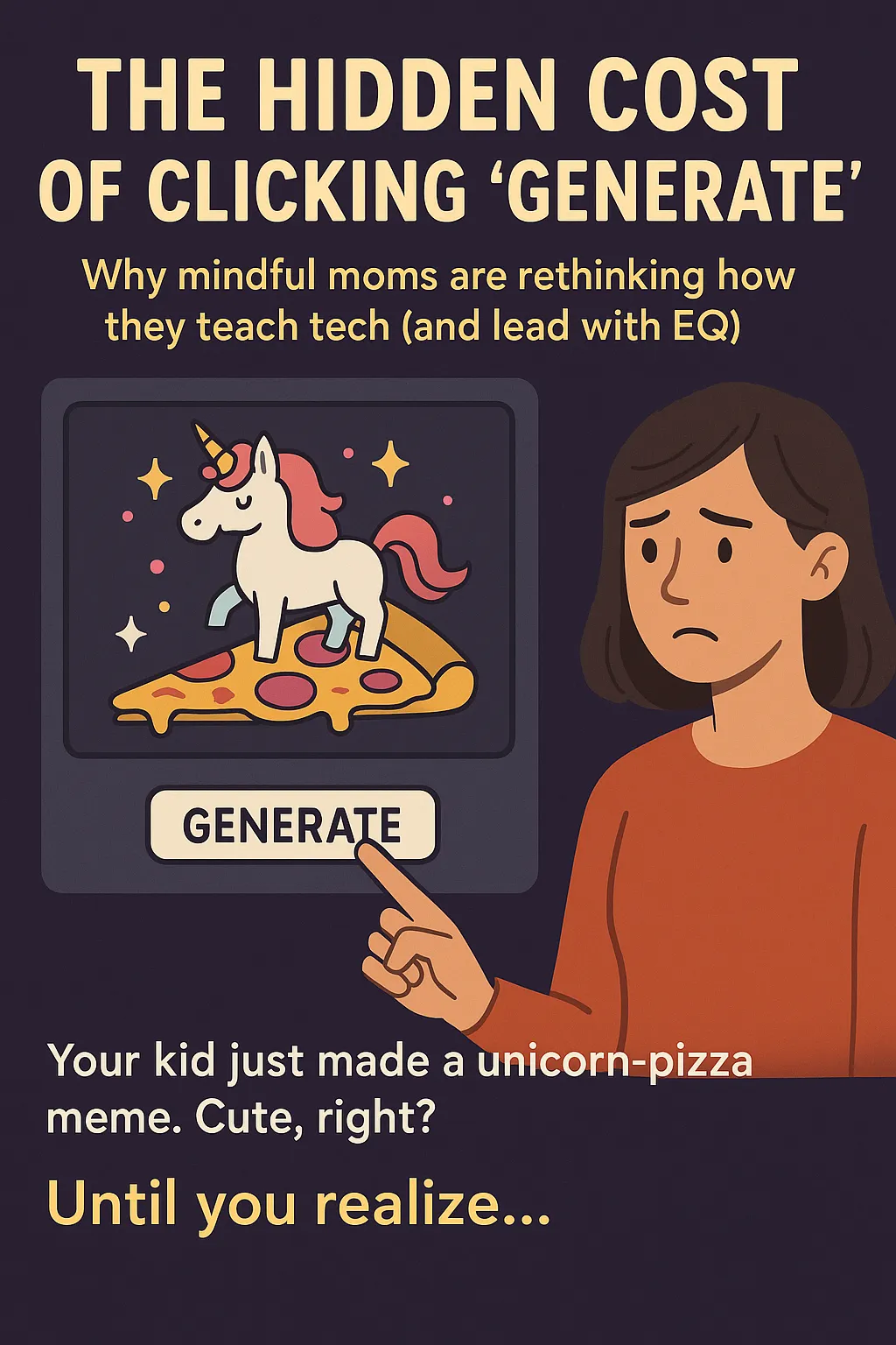 The Hidden Cost of Clicking “Generate” | Mindful Tech for Moms