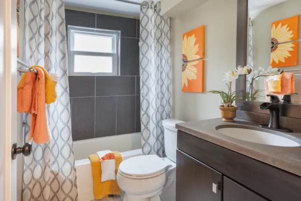 Staged Bathroom