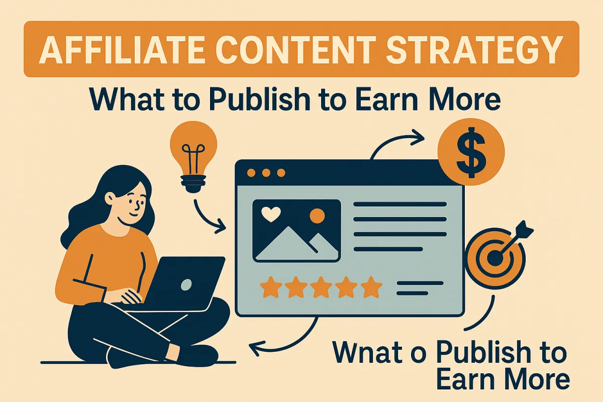 Affiliate Content Strategy. What to Publish to Earn More Long Term