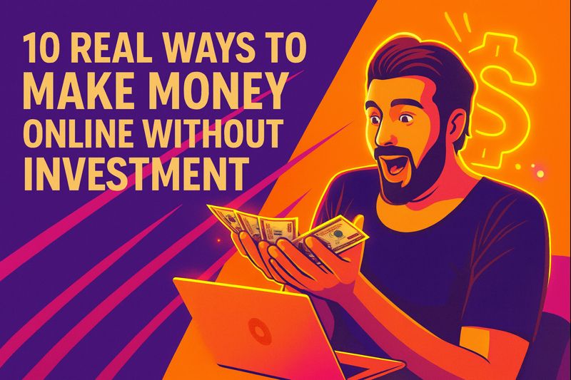 10 Real Ways to Make Money Online Without Investment