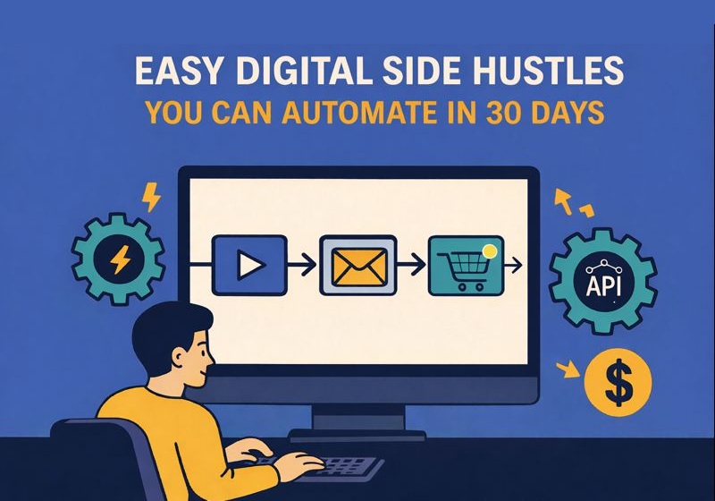 Easy Digital Side Hustles You Can Automate in 30 Days