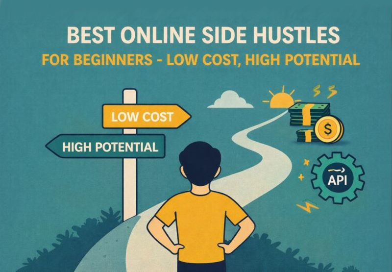 Best Online Side Hustles for Beginners - Low Cost, High Potential
