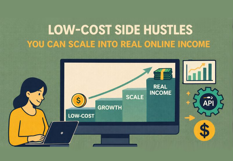 Low-Cost Side Hustles You Can Scale Into Real Online Income