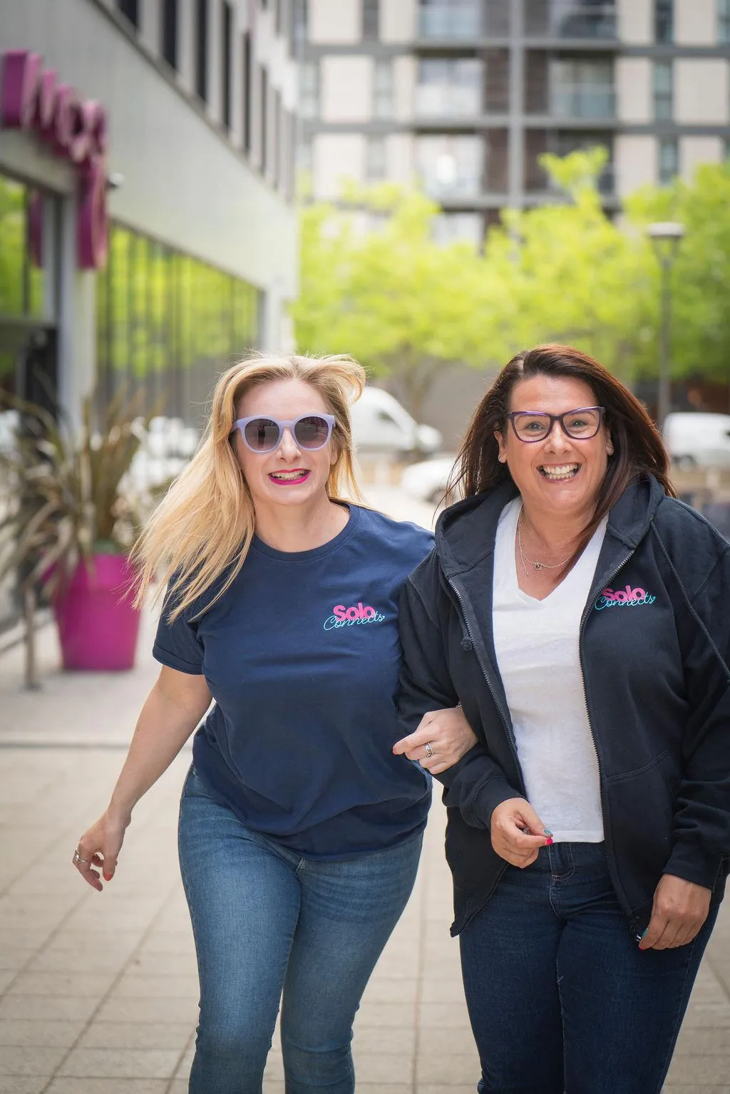 Rachel Allen and Samantha Poole in Milton Keynes 