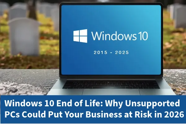 Windows 10 End of Life: Why Unsupported PCs Could Put Your Business at Risk in 2026