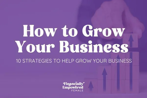 Img with text saying "How to Grow Your Business"
