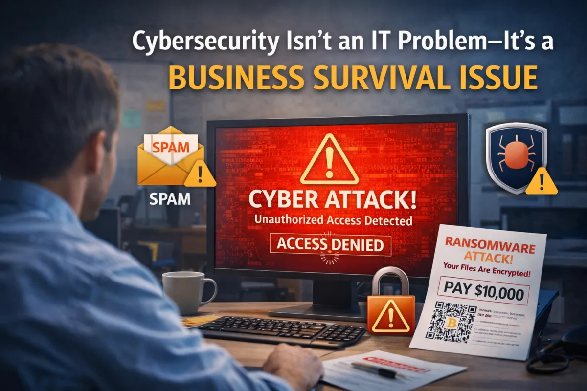 Cybersecurity Isn’t an IT Problem—It’s a Business Survival Issue
