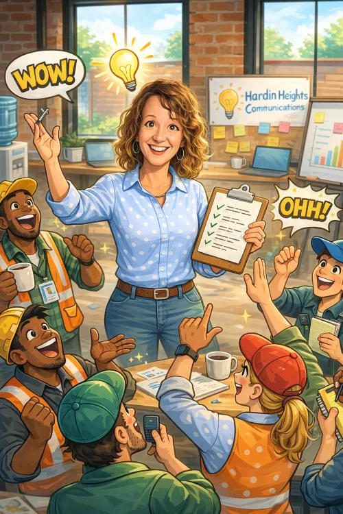 "We sent the email" isn’t a strategy.