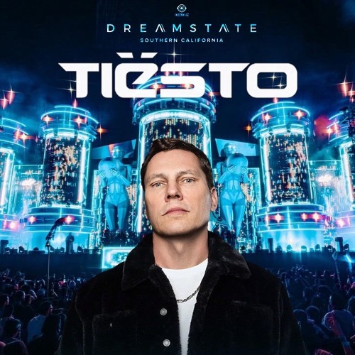 iësto performing live on stage with festival lights flashing, promoting his new trance single “Bring Me To Life,” featured in the EDM Festival Songs 2025 playlist.