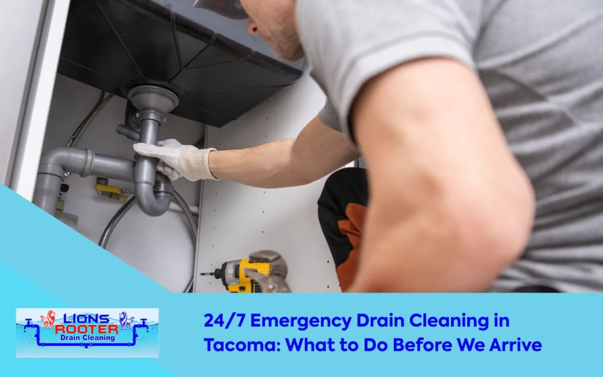 Emergency drain cleaning Tacoma service available 24/7