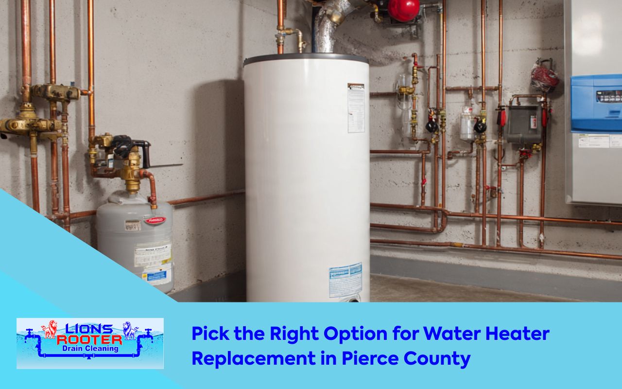 Water Heater Replacement in Pierce County guide showing a home utility room setup