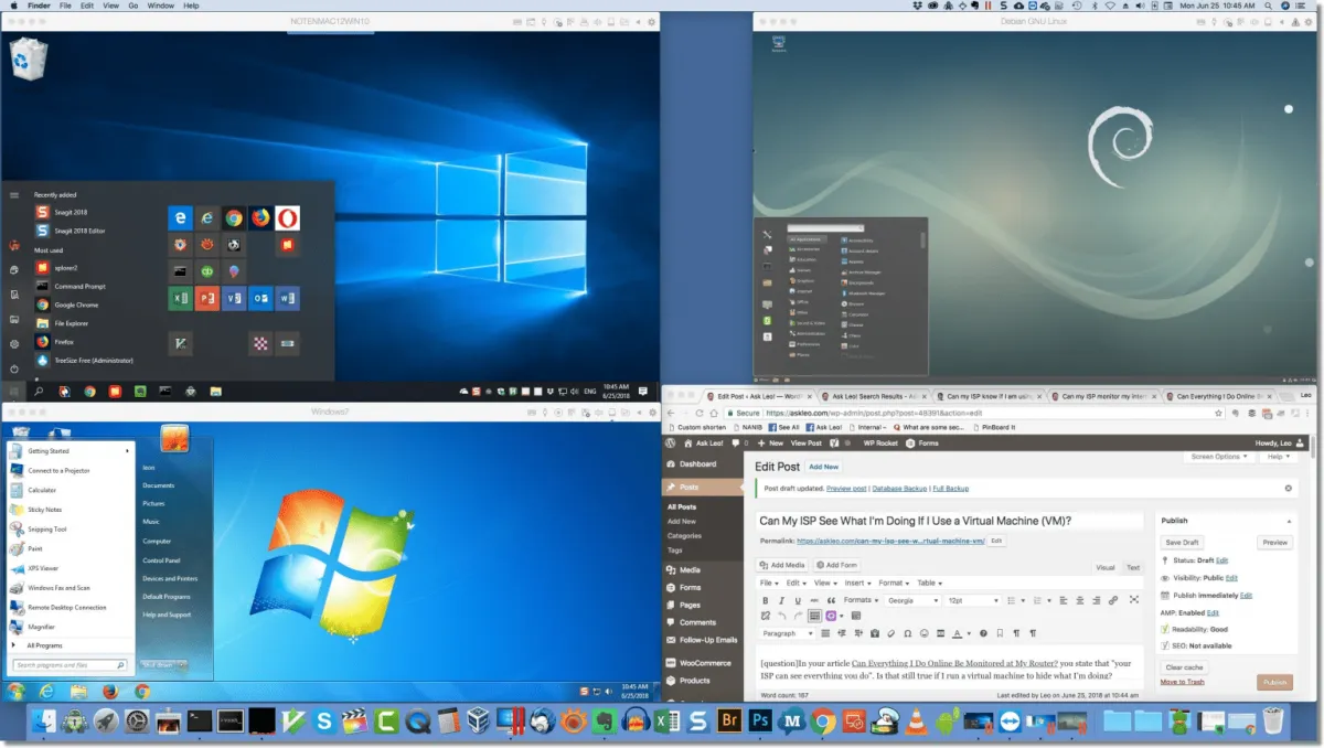 Working with Virtual Machines