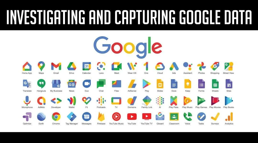 Investigating and Capturing Google Data