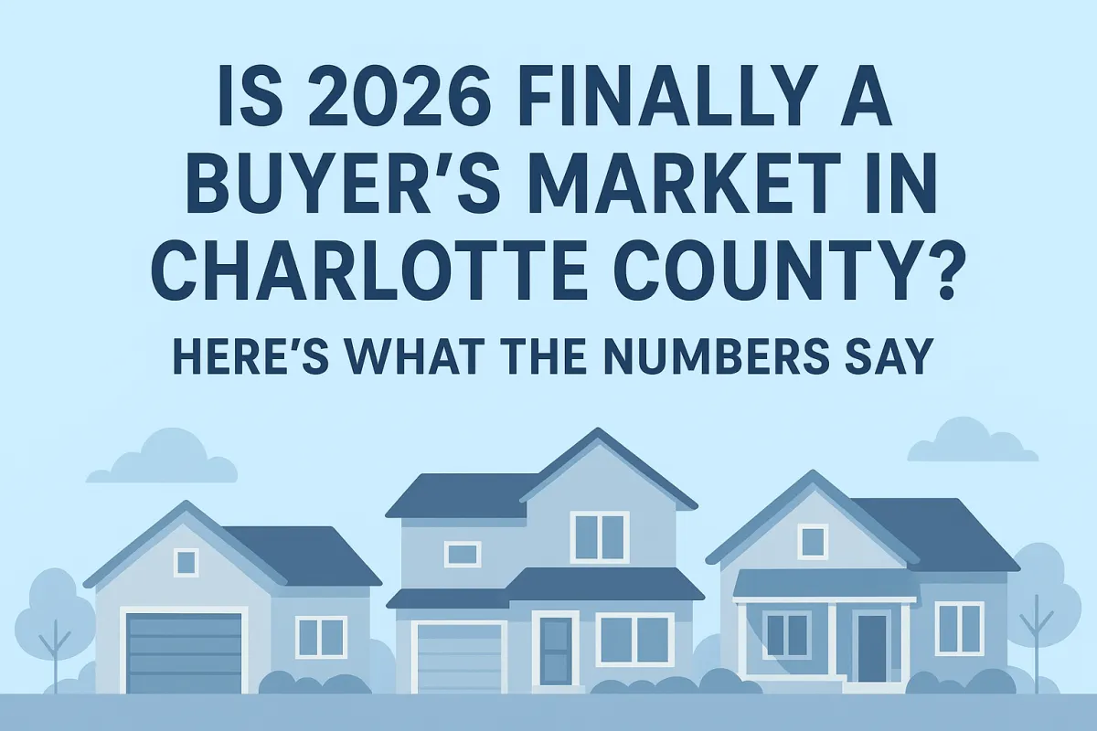 Will 2026 Finally be a Buyer’s Market in Charlotte County? Here’s What the Numbers Say