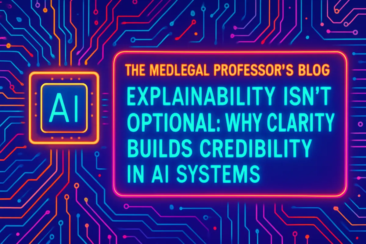 Explainability Isn’t Optional: Why Clarity Builds Credibility in AI Systems
