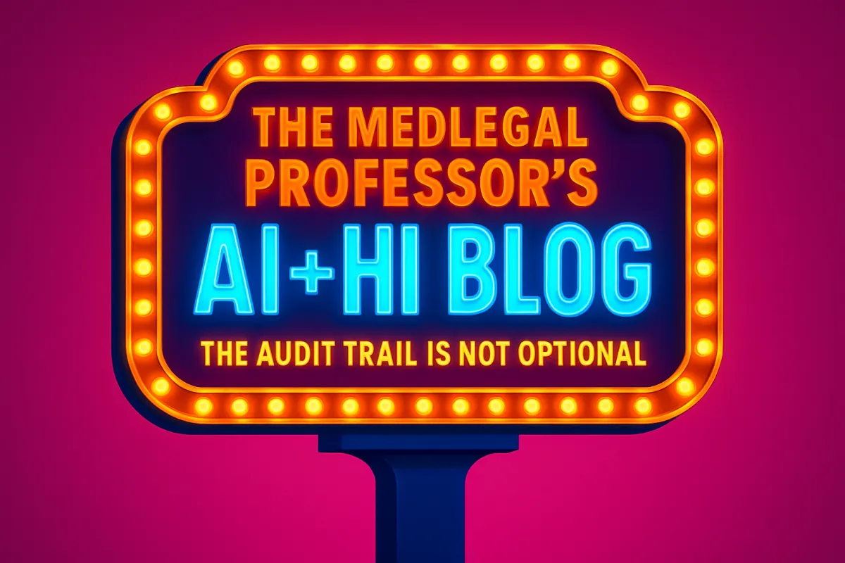 The Audit Trail Is Not Optional