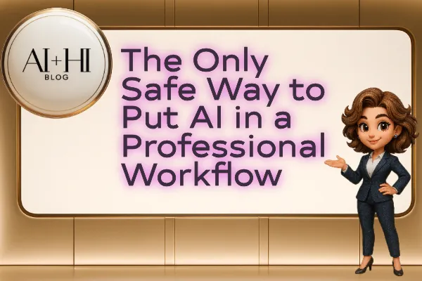Govern Before You Automate™: The Only Safe Way to Put AI in a Professional Workflow