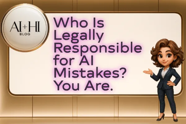 Who Is Legally Responsible for AI Mistakes? You Are.