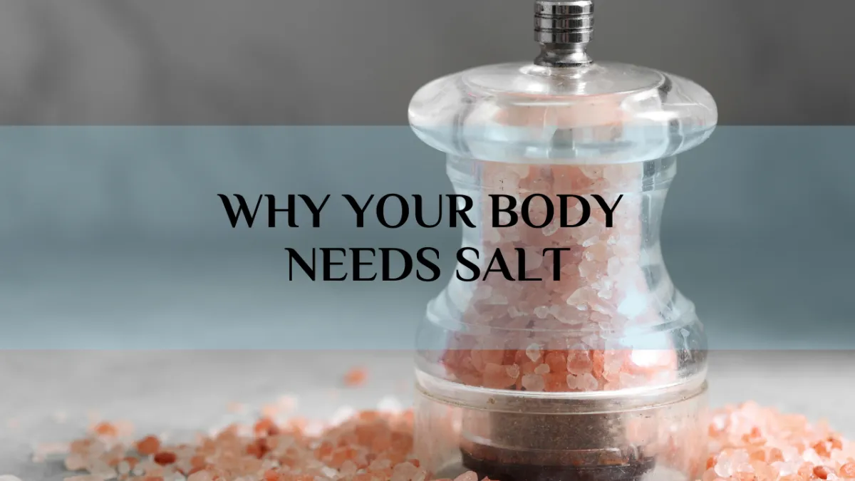 rock salt in a wooden bowl