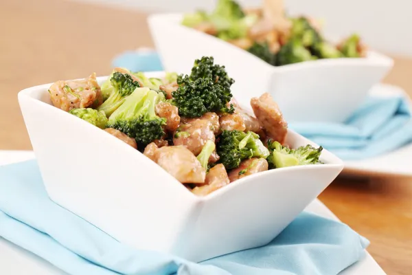 Pork Tenderloin with Brocolli and Cashews