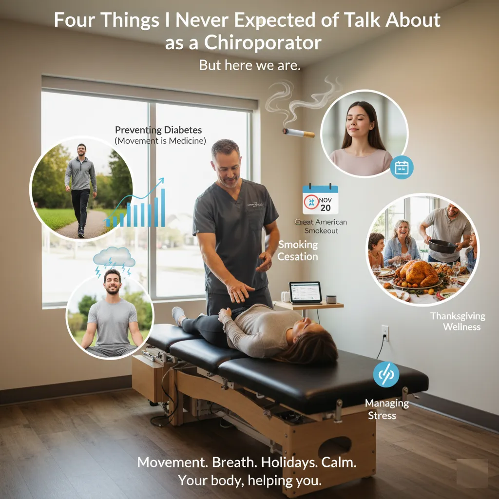 Four Things I Never Expected to Talk About as a Chiropractor