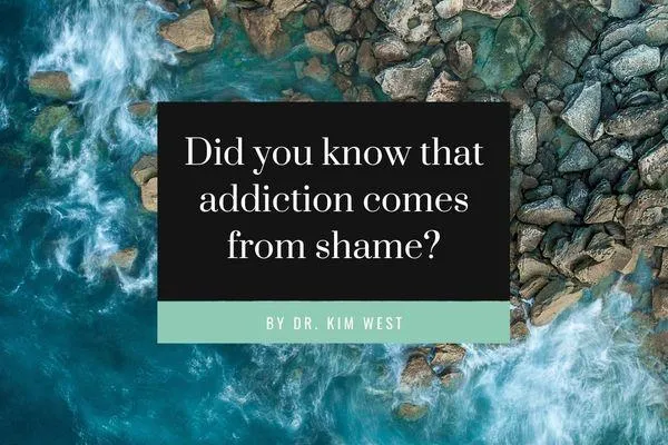 Did you know that addiction comes from shame blog post cover