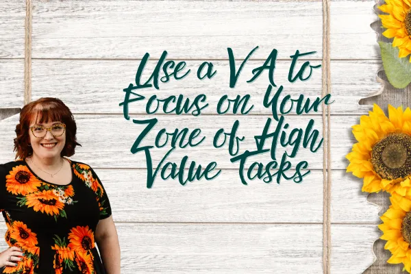 Use a VA to Focus on Your Zone of High Value Tasks


