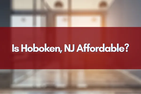 A picturesque view of Hoboken, NJ skyline at dusk, highlighting its urban charm.