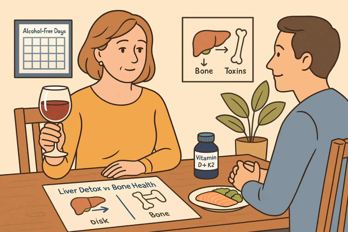 🍷 Alcohol and Your Bones: How Much Is Too Much?