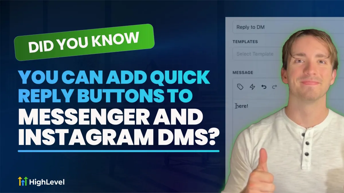Quick Reply Buttons