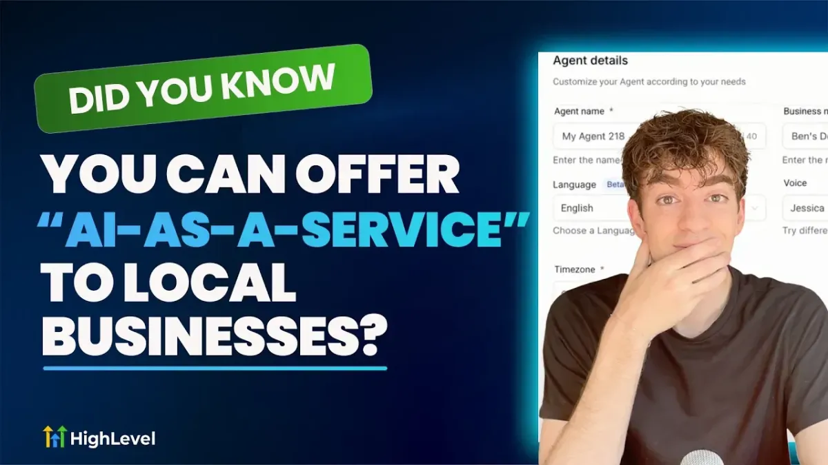 Did You Know You Can Offer “AI-As-A-Service” To Local Businesses?