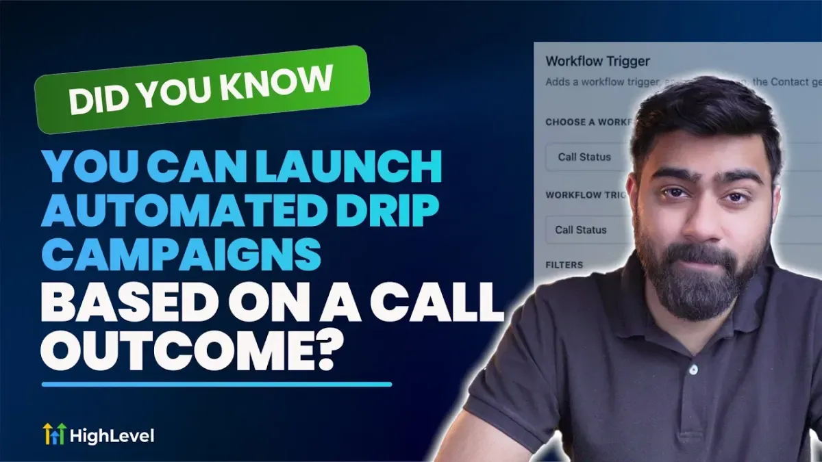 Launch automation based on call outcome