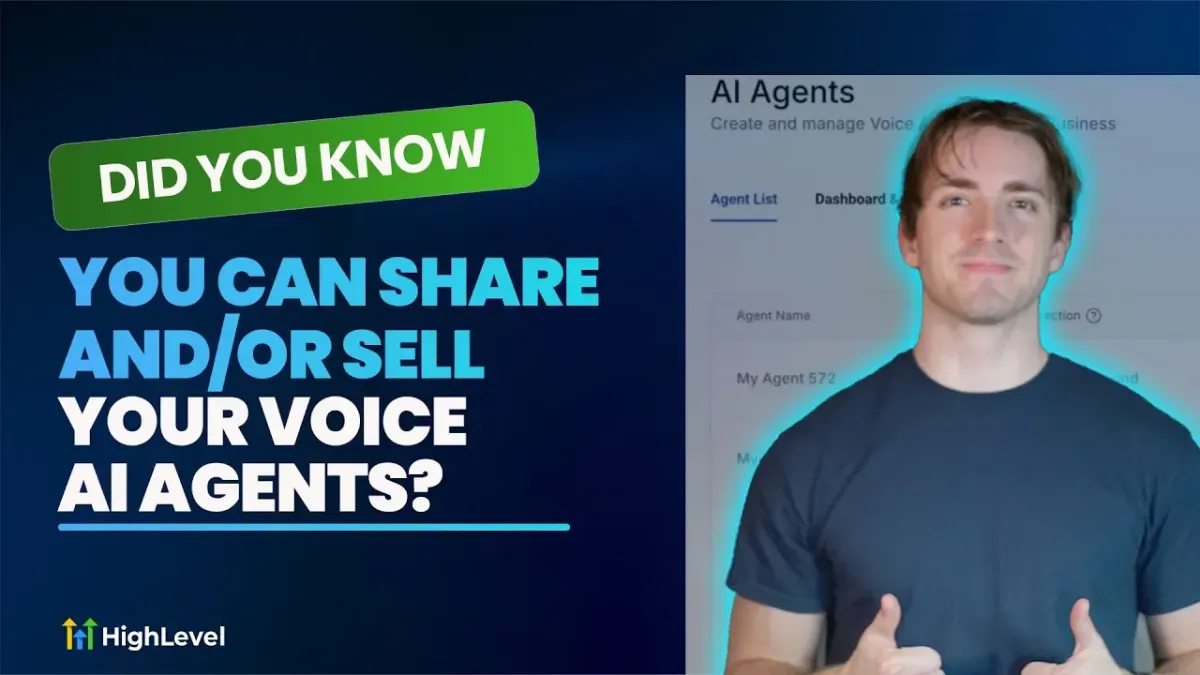 Monetize Your Voice AI Agents with HighLevel