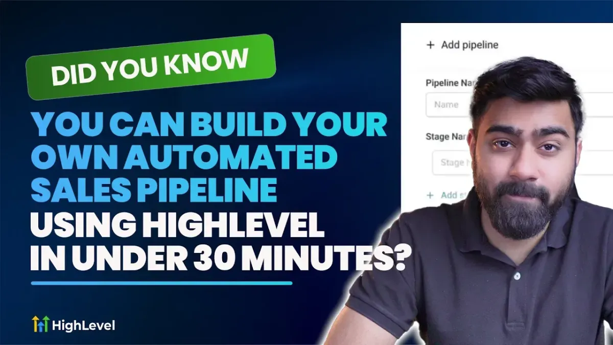 Streamline Sales with a HighLevel Sales Pipeline