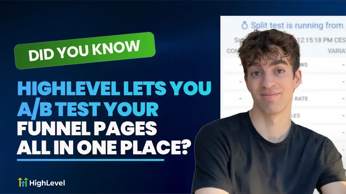 AB Testing with HighLevel Funnel Builder