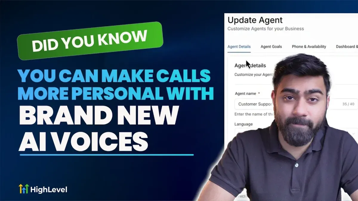 HighLevel’s new AI voices