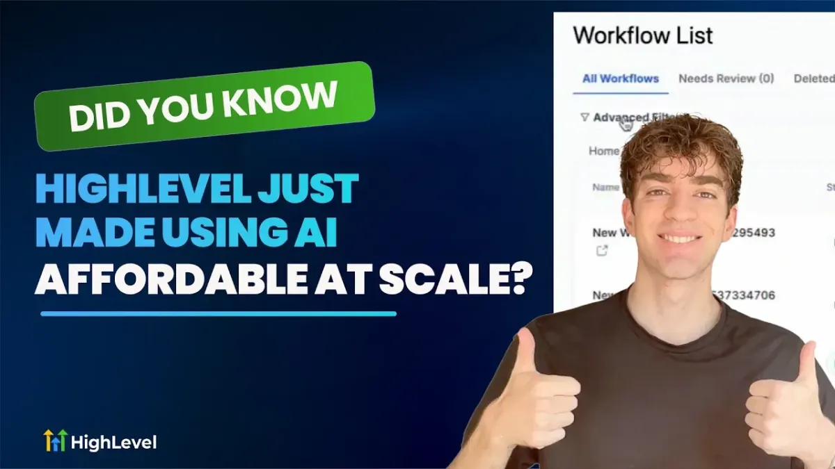 HighLevel AI is cheaper and better