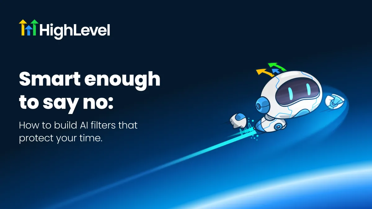 Smart enough to say no: How to build AI filters that protect your time